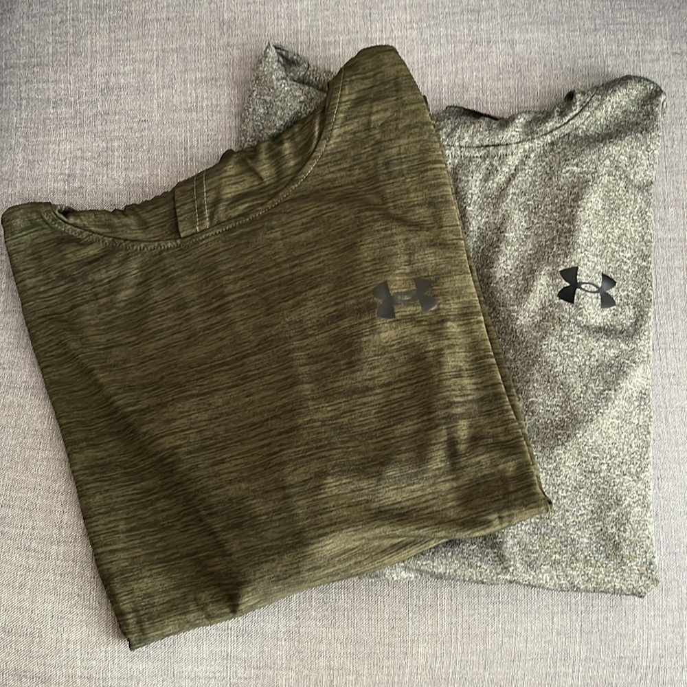 Boys Bundle of Under Armour Long sleeve shirt with hood size YLG